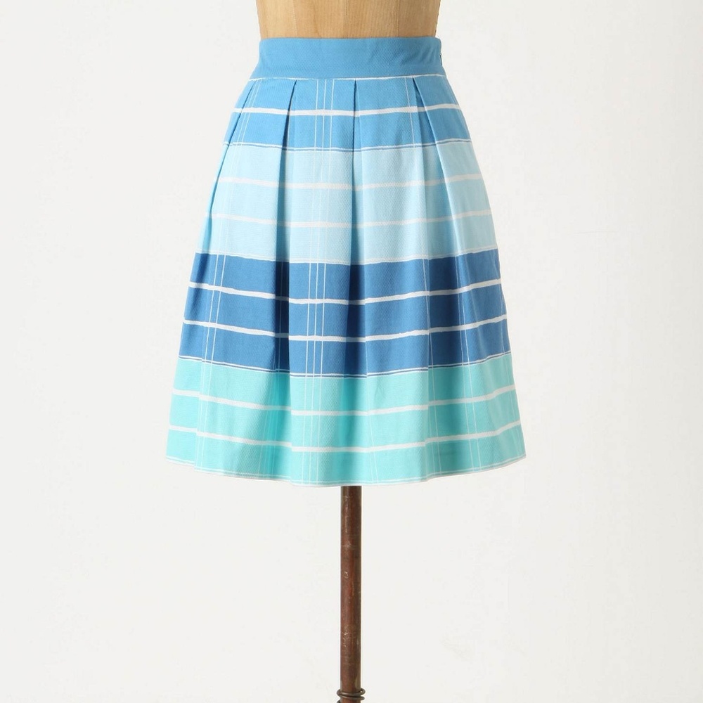 Anthropolog We Love Vera Lido Skirt seen Zooey Deschanel on New Girl